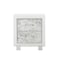 Global Furniture Usa Transitional Glam Marble, Metallic Santorini White King Bed Group 2885 - alternate 2